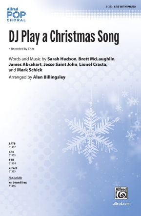 DJ Play a Christmas Song SAB Mixed voices