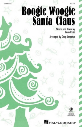 Boogie Woogie Santa Claus SATB Choral Score