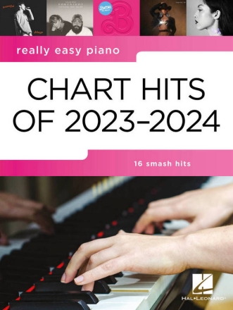 Really Easy Piano: Chart Hits of 2023-2024 for easy piano Songbook