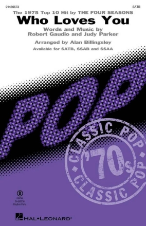 Who Loves You SATB Choral Score