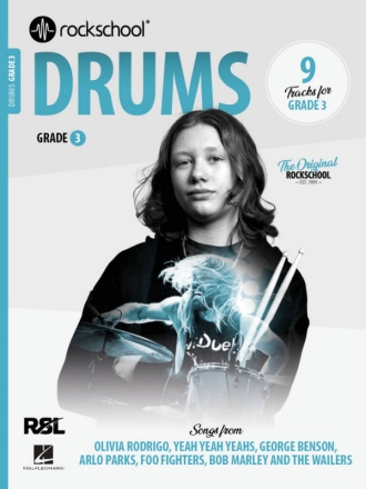 Rockschool Drums Grade 3 (2024) (+Online-Audio) for Drums