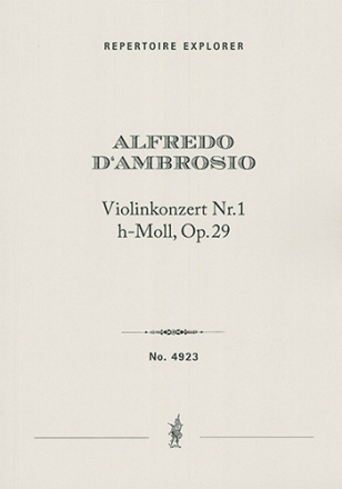 Violin Concerto in B minor No.2 op.29 for orchestra study score
