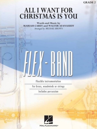 All I Want for Christmas Is You for flex-band score and parts