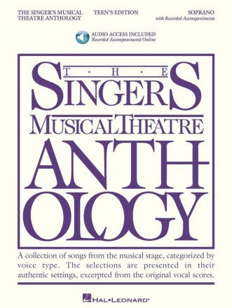 The Singer's Musical Theatre Anthology - Teen's Ed. Soprano Voice Book & Audio-Online