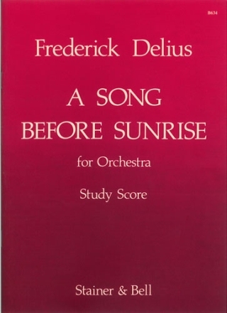 A Song bevore sunrise for orchestra study score