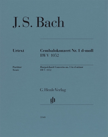 Cembalokonzert  d-moll Nr. 1 BWV 1052 fr Cembalo und Orchester Partitur