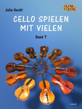 Cello spielen mit vielen Band 7 f�r 4 Violoncelli Partitur und Stimmen