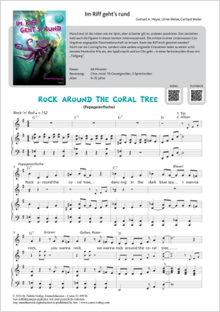 Rock Around The Coral Tree  Partitur