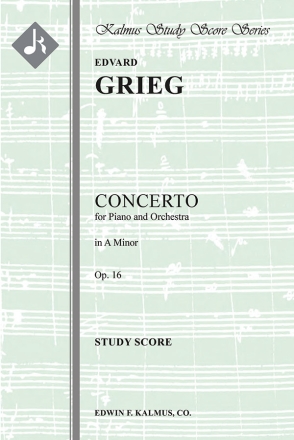 Piano Concerto A min Op. 16 Study SC Scores