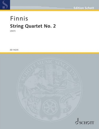 String Quartet No. 2 (2021) f�r Streichquartett Partitur und Stimmen