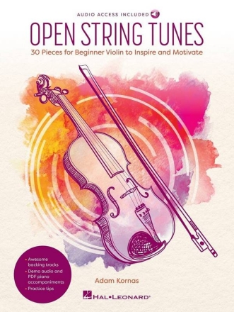 Open String Tunes (+Online-Audio) for violin