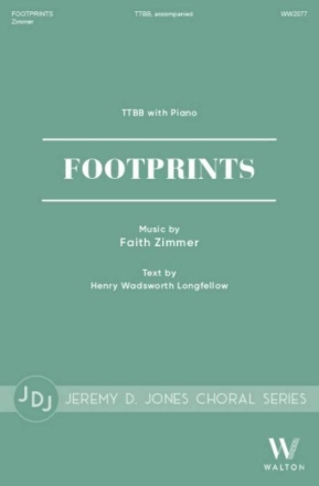 Footprints TTBB and Piano Choral Score