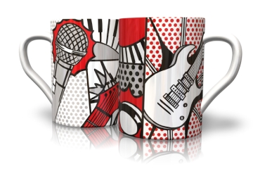 Tasse 'Pop Art'  Bone China Mug