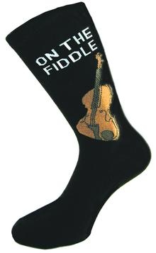 Socks 'On The Fiddle' One Size 6-11 1 pair