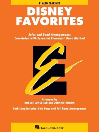 Essential Elements Disney Favorites Alto Clarinet Book
