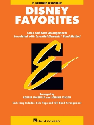 Essential Elements Disney Favorites Baritone Saxophone Book