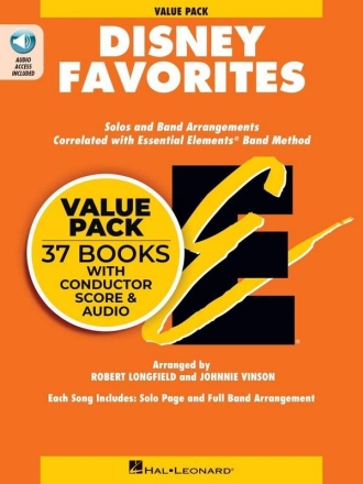 Essential Elements Disney Favorites Concert Band Set & Audio-Online