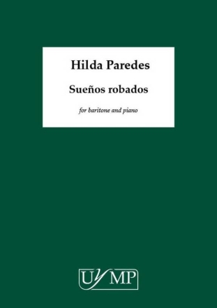 Sueos Robados Baritone and Piano Vocal Score