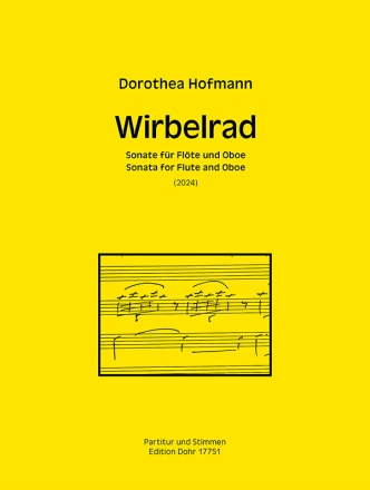 Wirbelrad (2024)  fr Flte und Oboe Partitur und Stimmen