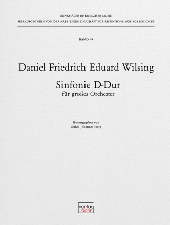 Sinfonie D-Dur (1832) fr Orchester Partitur (gebunden)