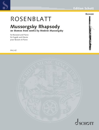 Mussorgsky Rhapsody fr Fagott und Klavier