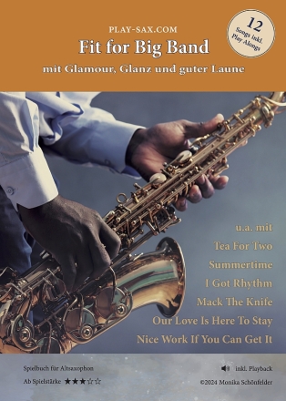 Fit for Big Band (+QR-Code) f�r Altsaxophon Spielbuch