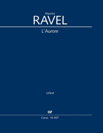 LAurore fr Tenor solo, gem Chor und Orchester Partitur