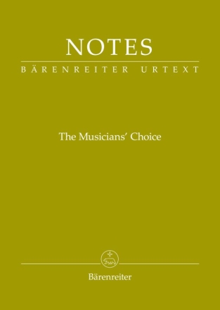 Notizbuch Notes - The Musicians' Choice Umschlag Brahms-olivgrn (Mindestabnahme 10 Stk)