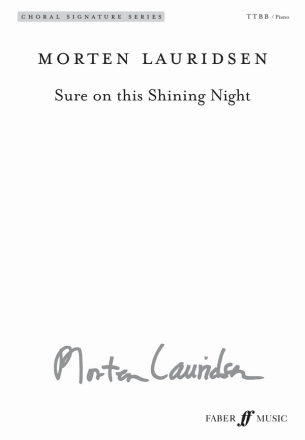 Sure on this Shining Night Lower Voices, Piano