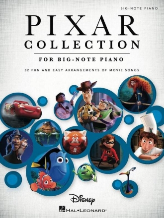 Pixar Collection for Big-Note Piano Klavier Solo Buch