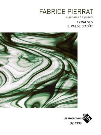 12 Valses - Aot Gitarre Trio / Quartett Stimmensatz