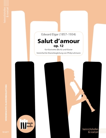 Salut d'amour op. 12  (+QR-Codes) fr Klarinette und Klavier