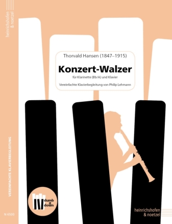 Konzert-Walzer  (+QR-Codes) fr Klarinette (Bb/A) und Klavier