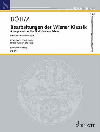 Bearbeitungen der Wiener Klassik fr Altflte in G und Klavier