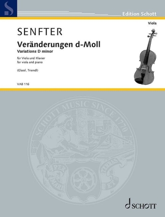 Vernderungen d-Moll op. 94 fr Viola und Klavier