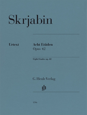 Acht Etden op. 42 fr Klavier zu zwei Hnden