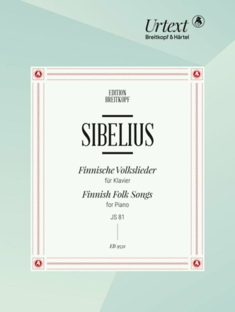 Finnische Volkslieder  fr Klavier