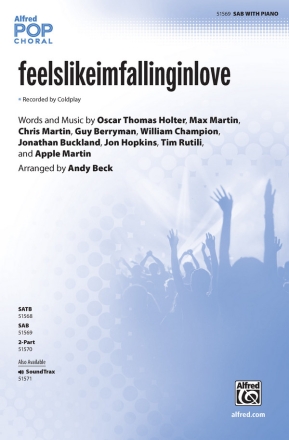 feelslikeimfallinginlove SAB Mixed voices