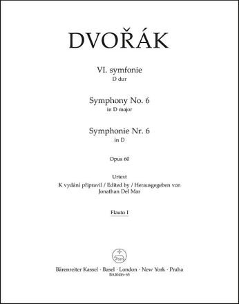 Symphonie Nr. 6 in D-Dur op. 60  Harmoniestimmen, Urtextausgabe