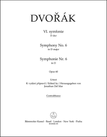 Symphonie Nr. 6 in D-Dur op. 60  Stimme, Urtextausgabe