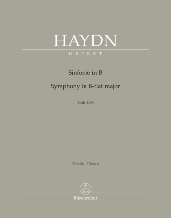 Sinfonie in B Hob. I:68 fr Orchester Partitur, Urtextausgabe