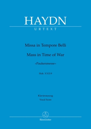 Missa in Tempore Belli Hob. XXII:9 'Paukenmesse' fr Soli, gem Chor und Orchester Klavierauszug vokal, Urtextausgabe