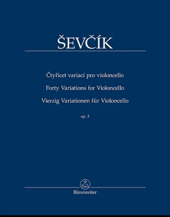 40 Variationen op. 3 f�r Violoncello
