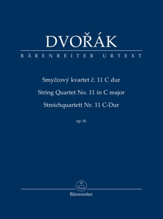 Streichquartett Nr.11 C-Dur op.61  Studienpartitur, Urtextausgabe