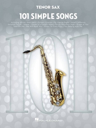 101 Simple Songs Tenorsaxophon Buch