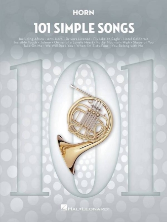 101 Simple Songs Horn Buch