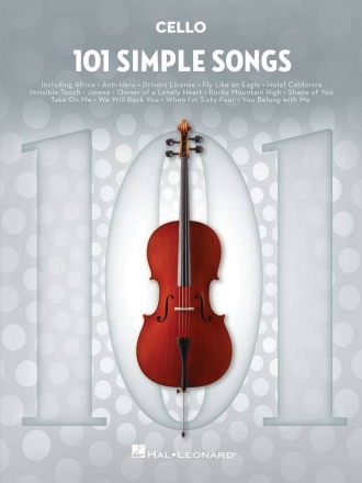 101 Simple Songs Cello Buch