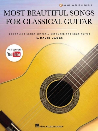 Most Beautiful Songs  (+Online-Audio) for Classical Guitar