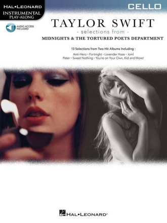 Taylor Swift - Selections from Midnights & Cello Buch und Online-Audio