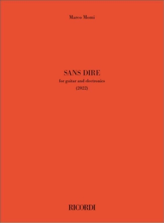 Sans dire Gitarre mit Begleitung Buch
